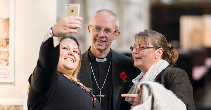 FEATURE: Archbishop of Canterbury gets personal paparazzi FEATURE: Archbishop of Canterbury gets personal paparazzi