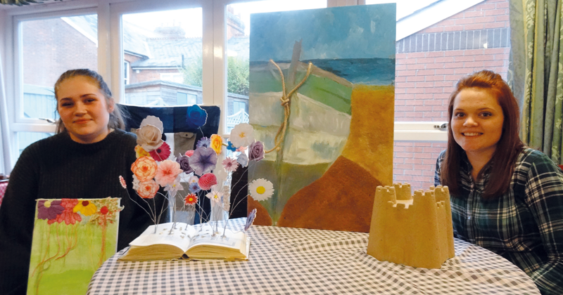 Fine art students create artwork to trigger happy memories in dementia sufferers Fine art students create artwork to trigger happy memories in dementia sufferers