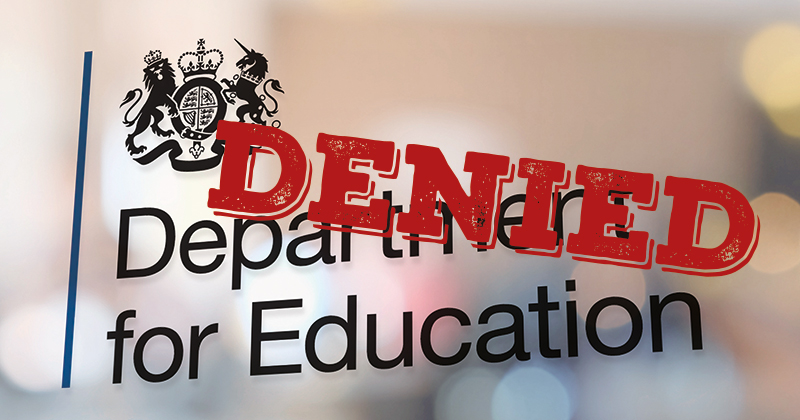 DfE refuses to reveal April apprenticeship starts DfE refuses to reveal April apprenticeship starts