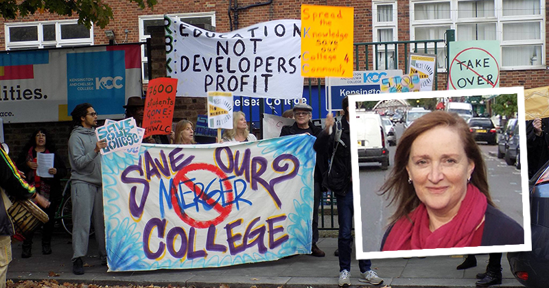 Kensington MP lends weight to college survival campaign Kensington MP lends weight to college survival campaign