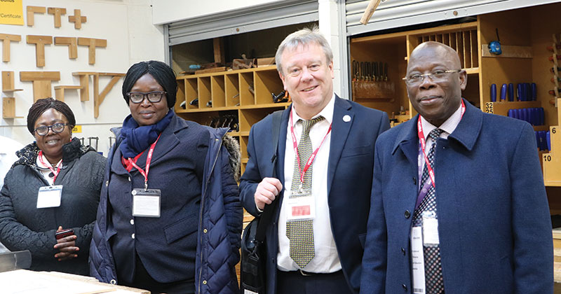 Ghanaian ministers visit UK college to learn about vocational education Ghanaian ministers visit UK college to learn about vocational education