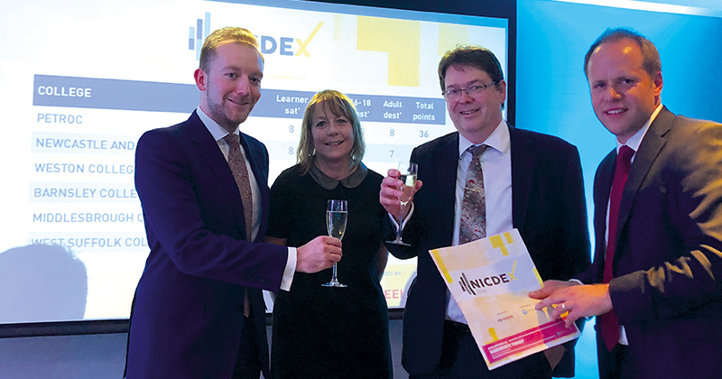 Petroc comes top in FE Week ’s college league table for 2018 Petroc comes top in FE Week ’s college league table for 2018