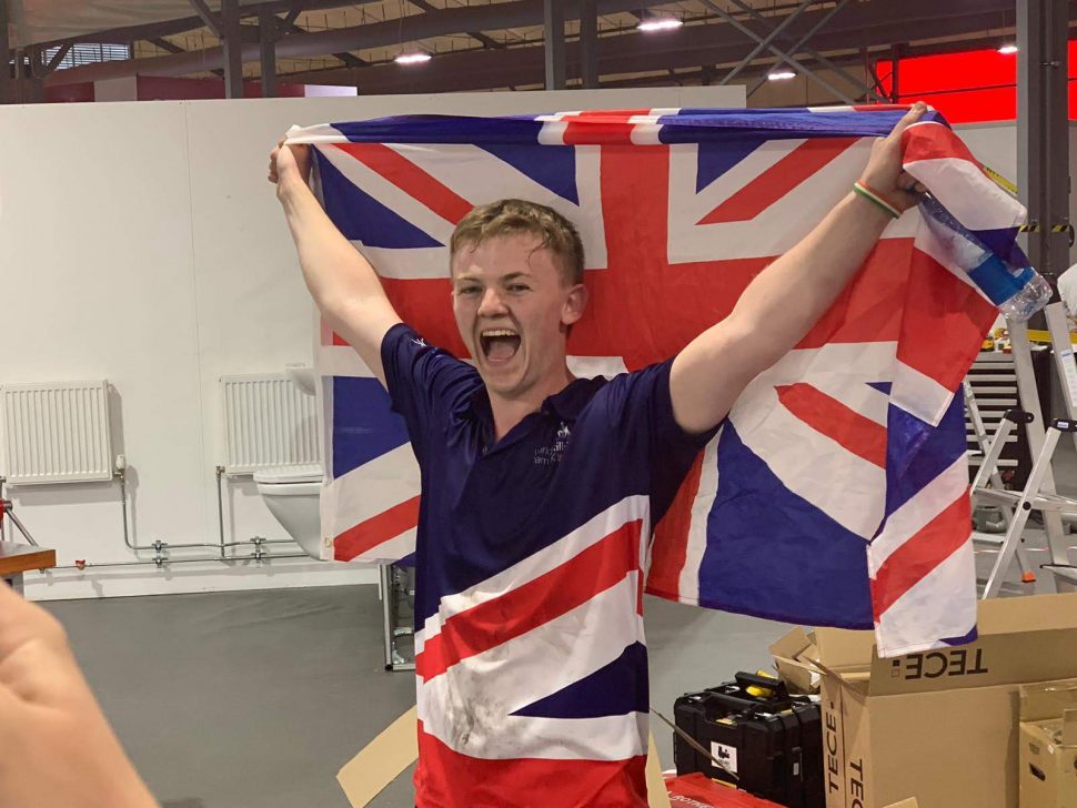 WorldSkills 2019 day 3: Thomas flush with success as he steams past the finish line WorldSkills 2019 day 3: Thomas flush with success as he steams past the finish line