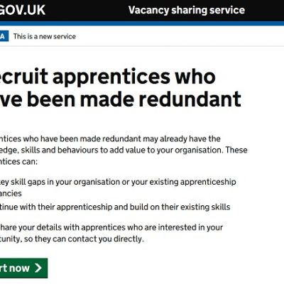 DfE launches new matching and redundancy support service for apprentices