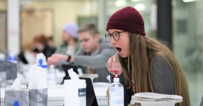 Testing at Newcastle sixth form