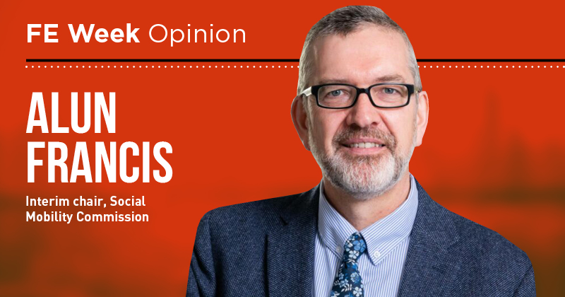 Improving social mobility demands better data on FE outcomes