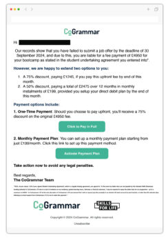 Coding firm caught charging students for free bootcamps