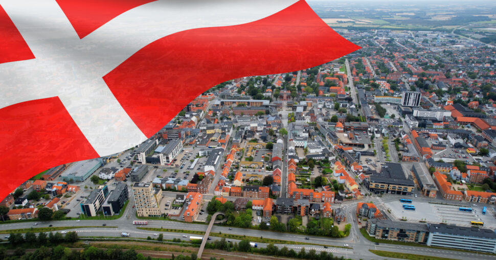 Aerial around the city Herning | FE Week