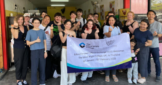 feature turing Isle of Wight College thailand feat | FE Week